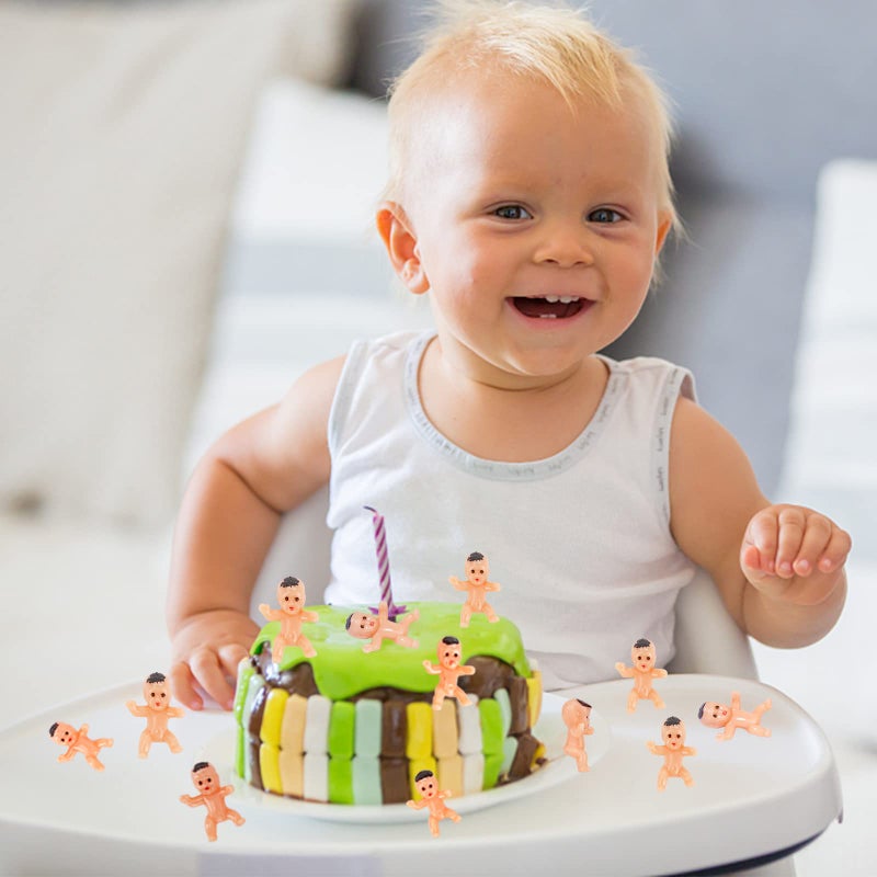 Weilan 40 Pcs 1Mini Plastic Babies Party Baby Shower Decor - Image 3